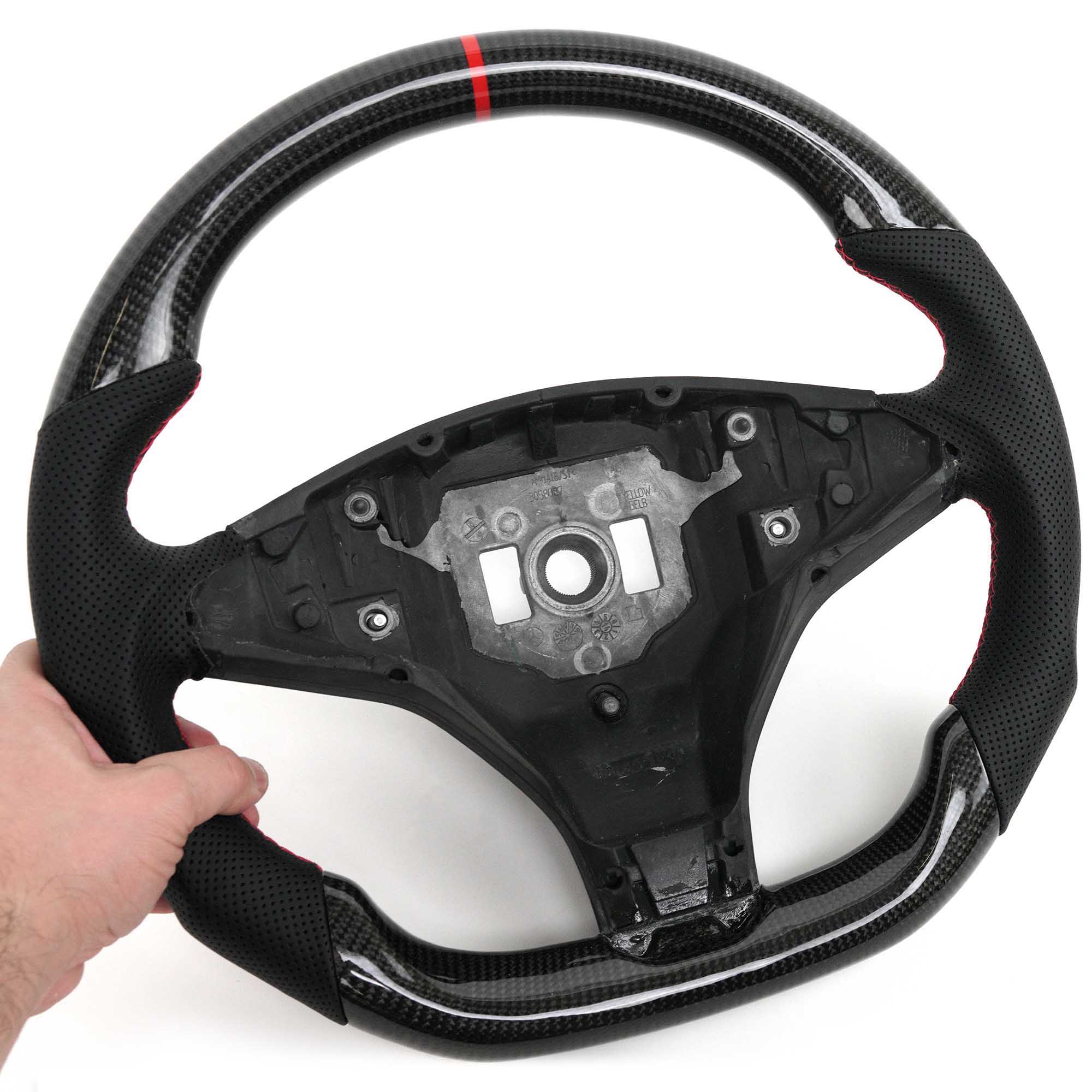 Vicrez Carbon Fiber OEM Steering Wheel vz102062| Tesla Model S | Model X 2012-2020