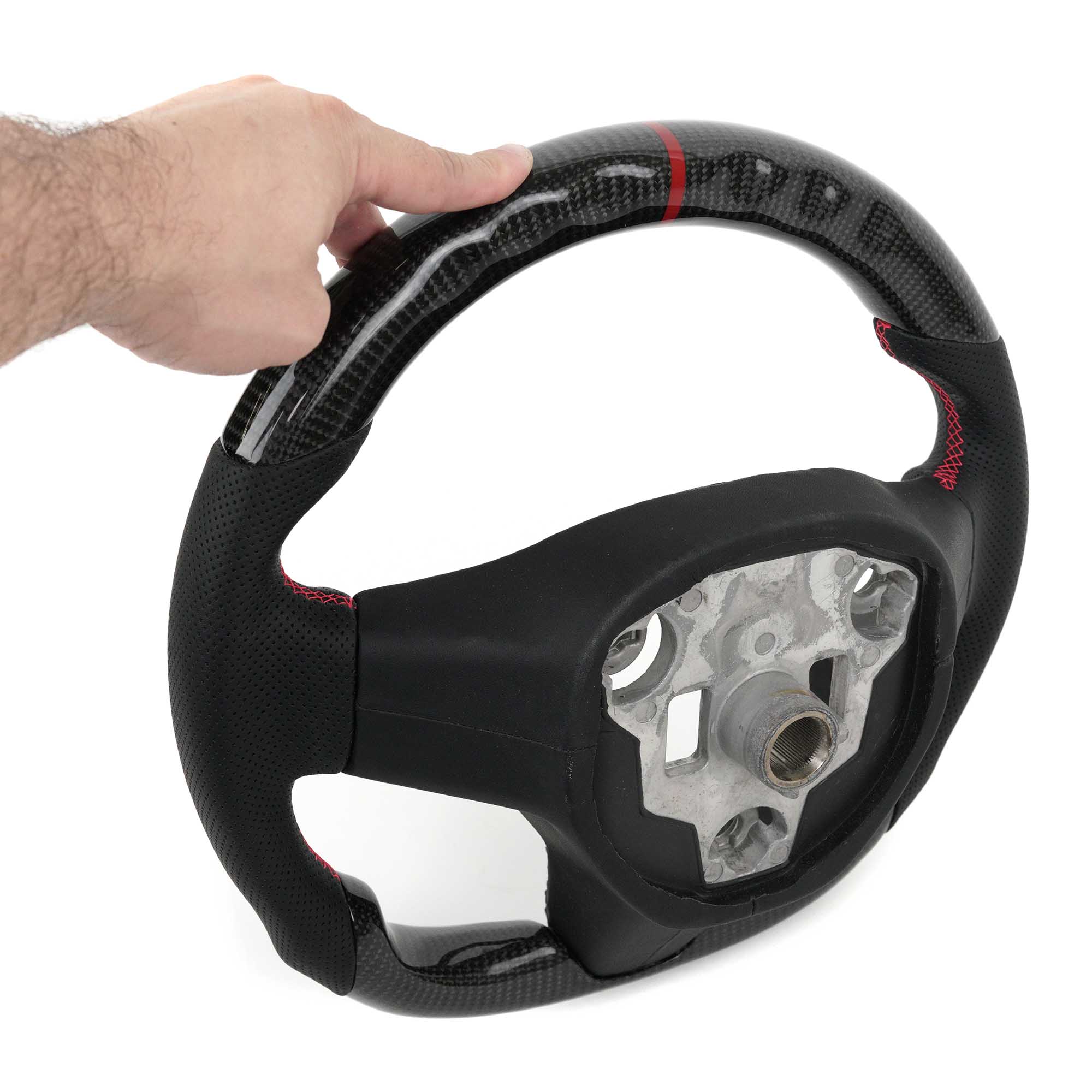 Vicrez Carbon Fiber OEM Steering Wheel vz102063| Tesla Model 3 | Model Y 2017-2020