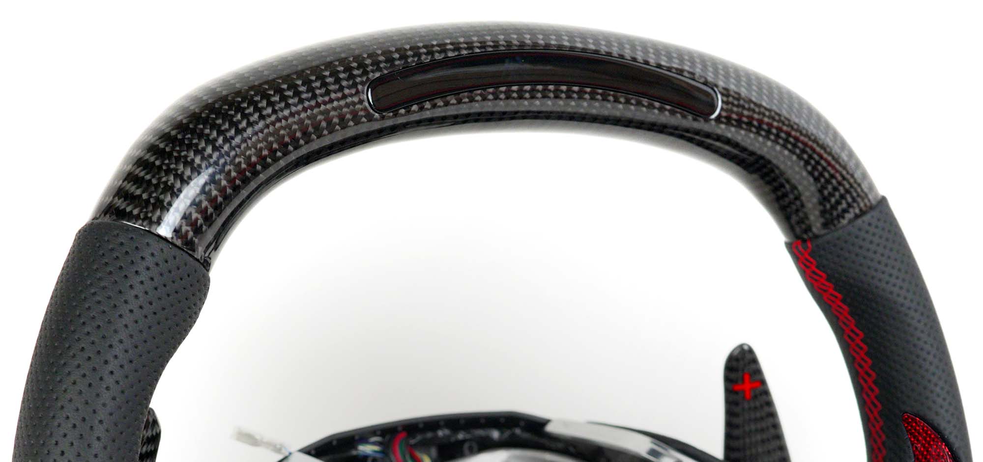 Vicrez Carbon Fiber Steering Wheel +LED Dash vz102115 | Chevrolet Corvette C8 2020-2021