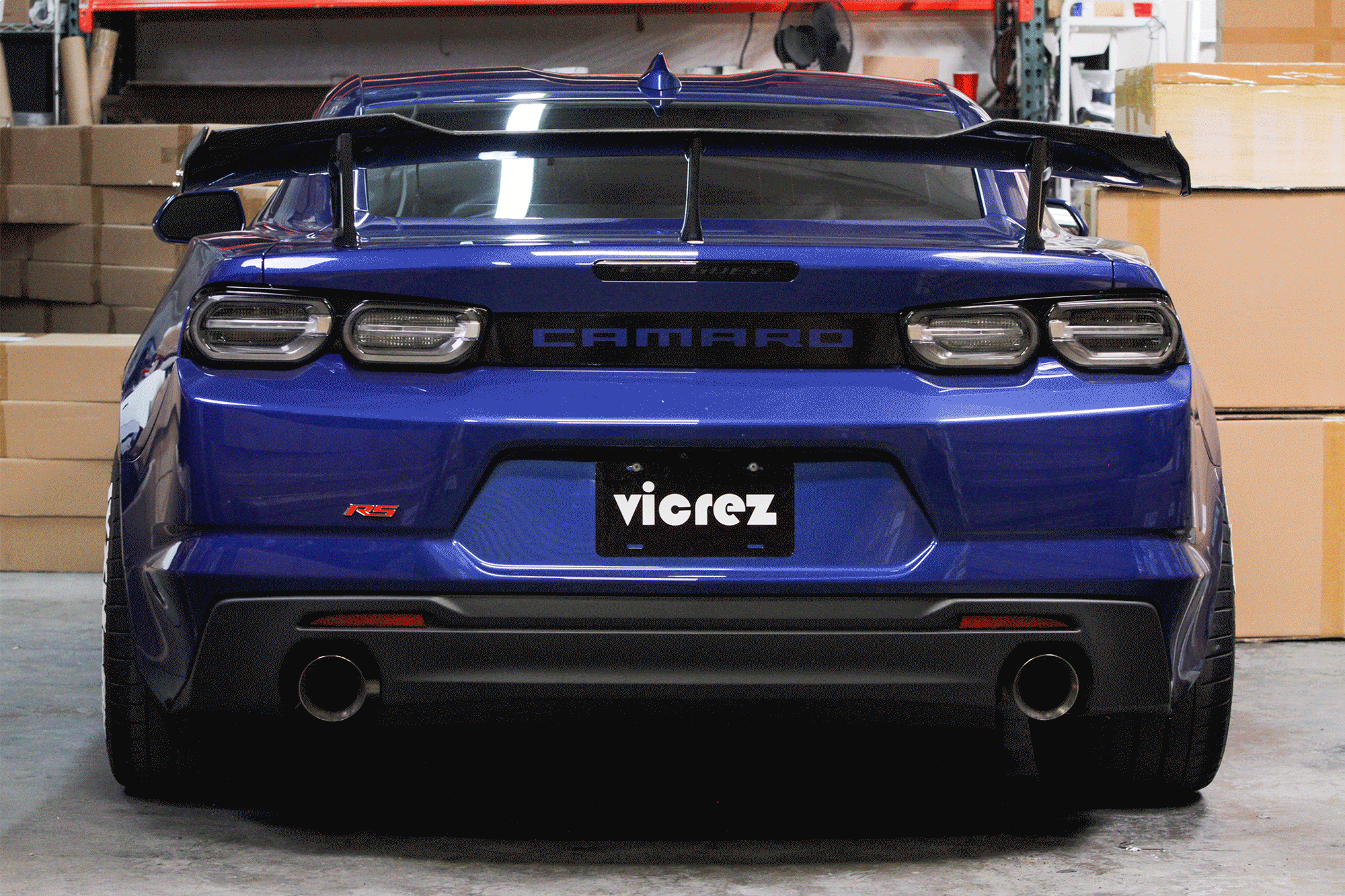 Vicrez Centa VR2 Rear Diffuser vz102138 | Chevrolet Camaro 2016-2020