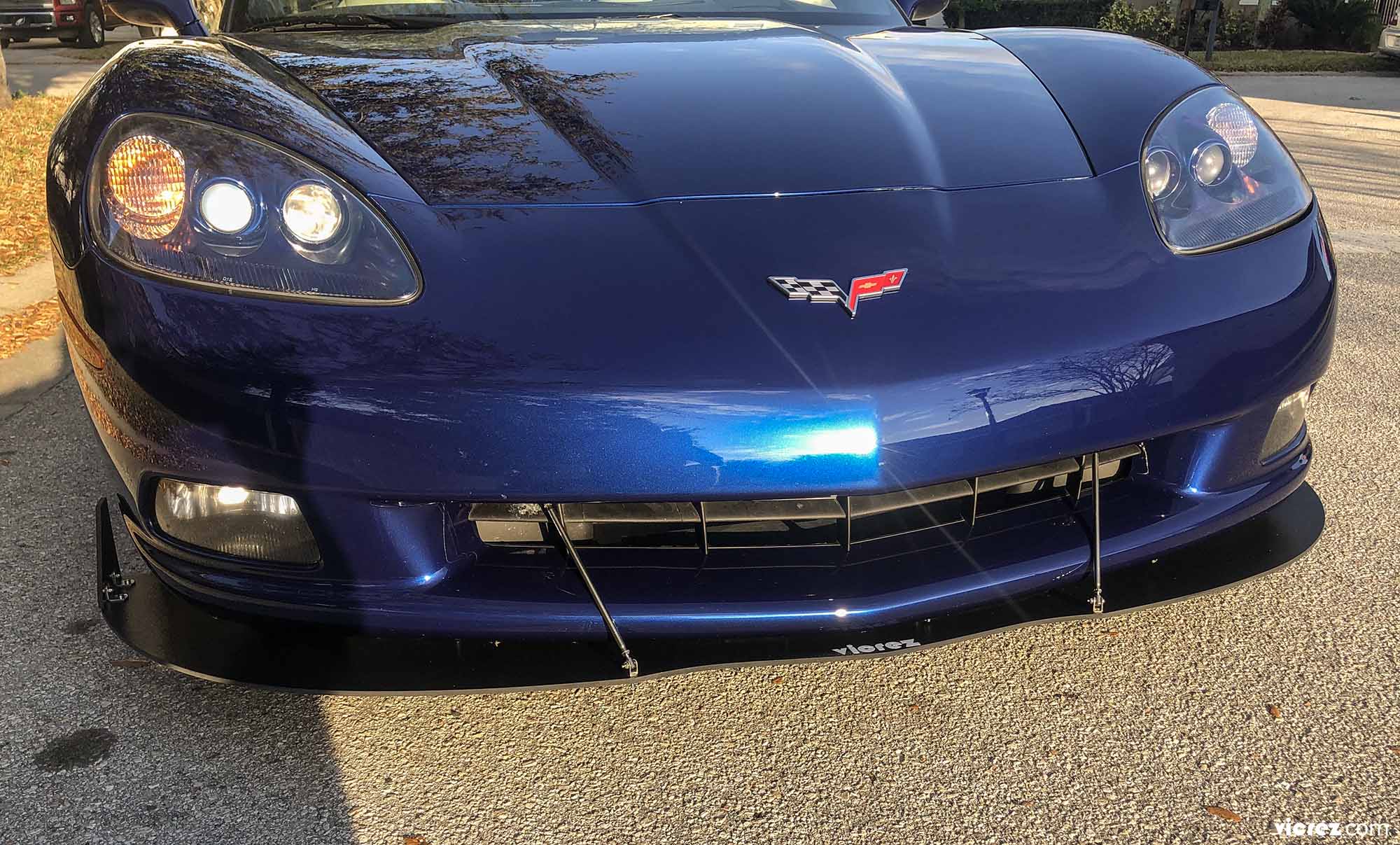 Vicrez Vz Style Front Bumper Splitter Vz100650 Chevrolet Corvette C6