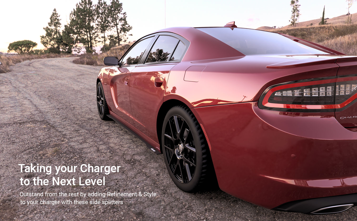 dodge charger side splitters