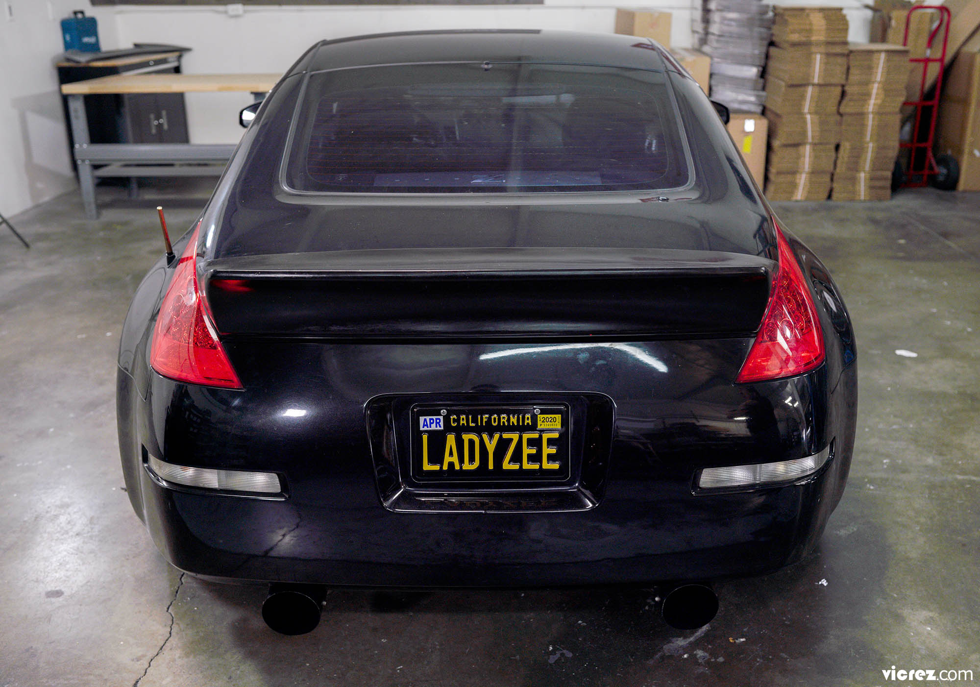 Vicrez Nissan 350z 2003-2008 Ducktail Rear Wing Trunk Spoiler vz100313