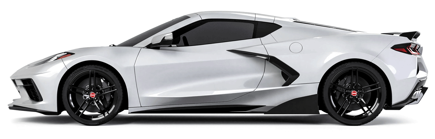Vicrez VZR1 Front Bumper Lip Splitter vz101671 | Chevrolet Covette C8 2020-2021