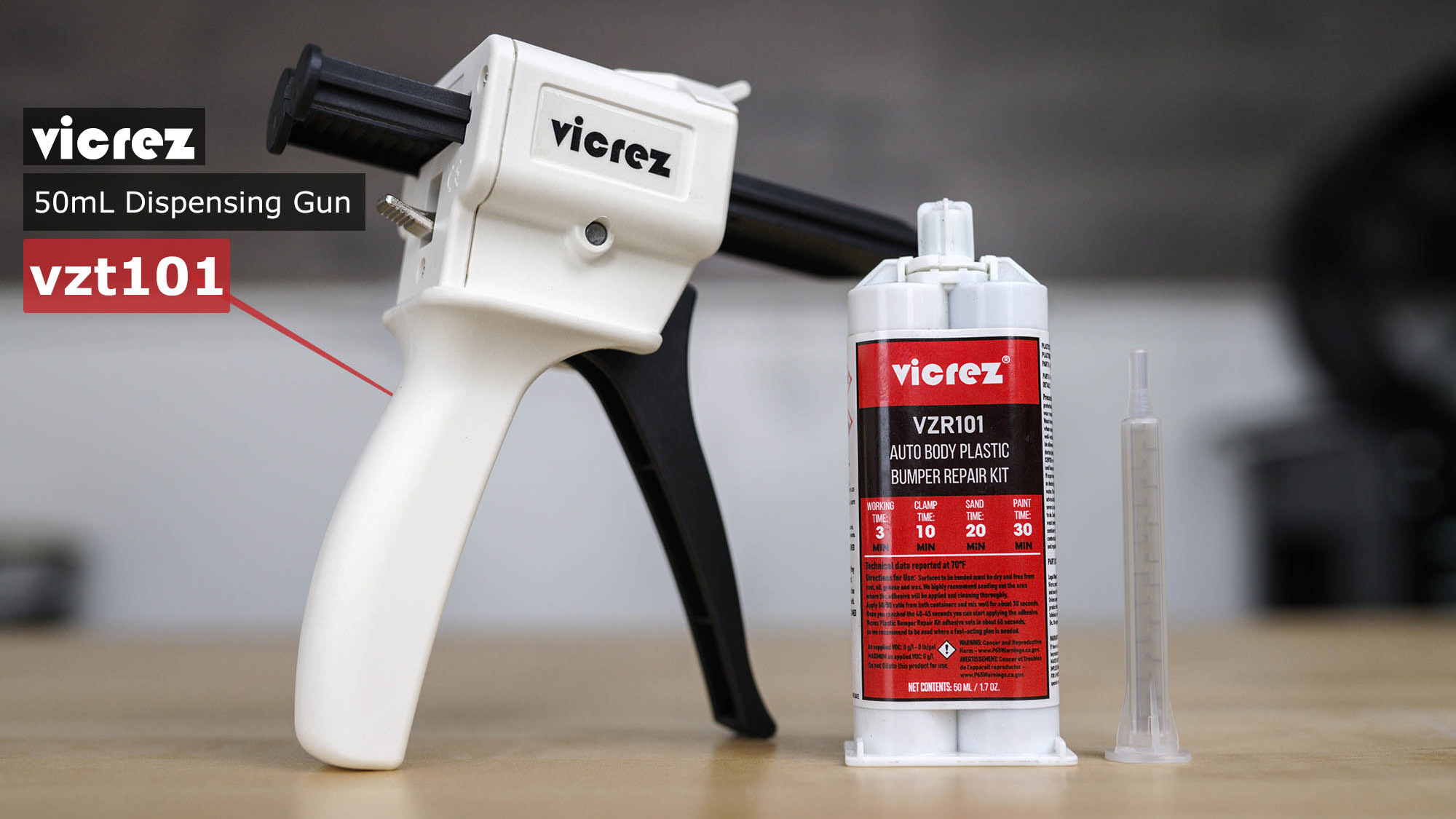 Use it w/ Caulking Cartridge Dispensing Gun